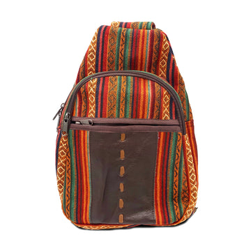 FWOSI  Handmade Casual Organic Cotton Crossbody Bag